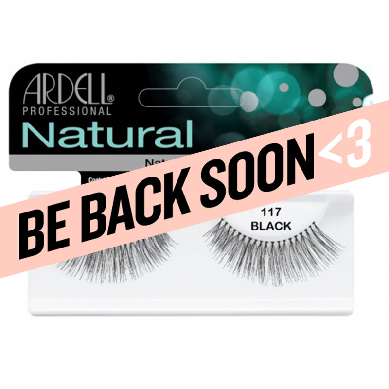 ardell natural lashes black #117