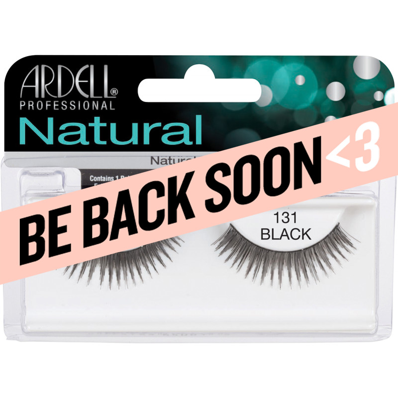 ardell natural lashes black #131