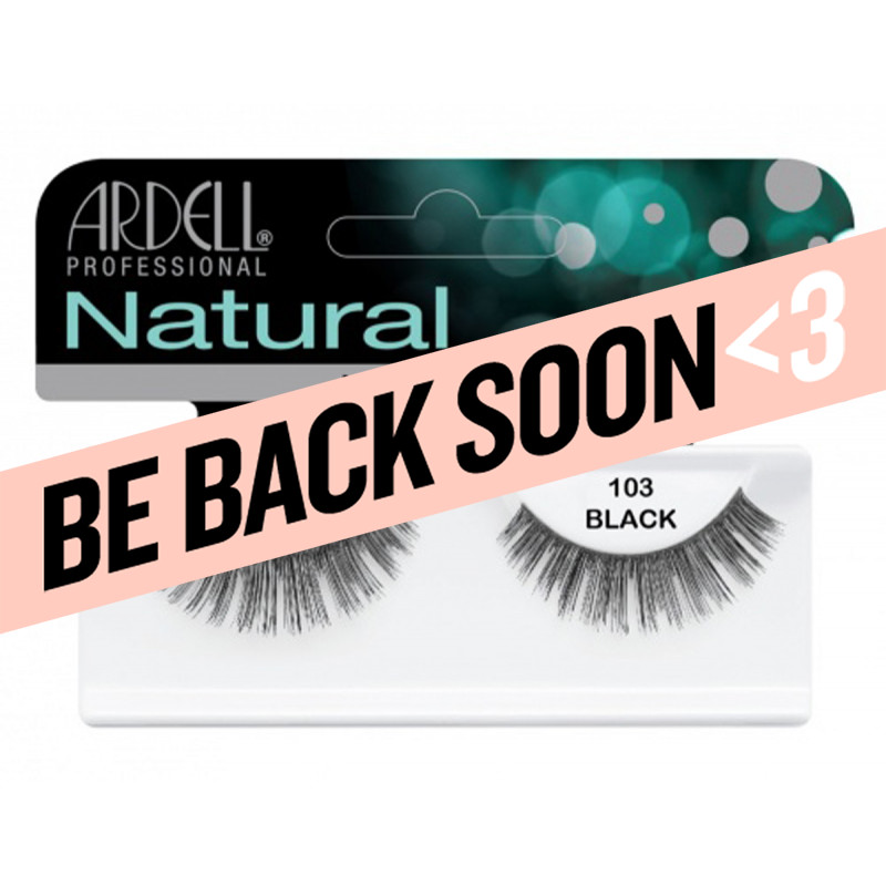 ardell natural lashes black #103