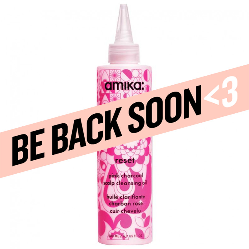 amika: reset pink charcoal scalp cleansing oil 200ml/6.7oz