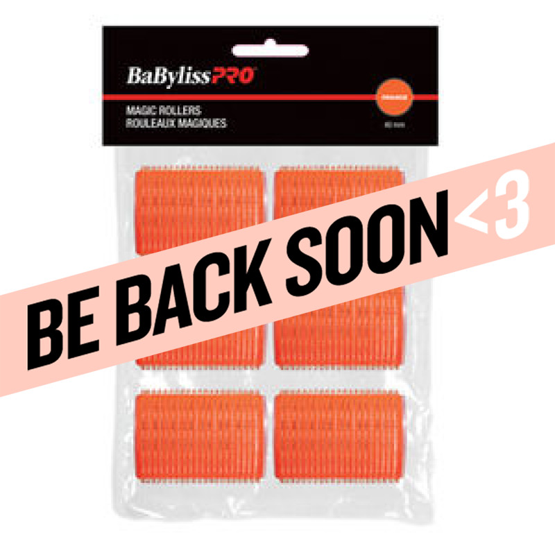 babylisspro self-gripping velcro rollers orange 40mm 6pc # besmagic4bc