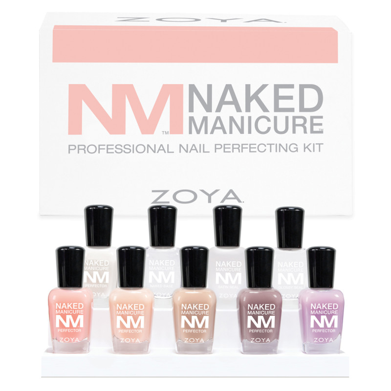 zoya naked manicure professional kit 9 piece