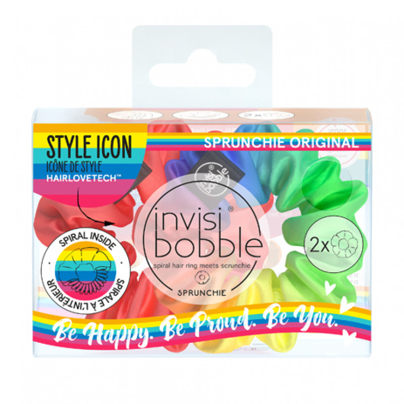 invisibobble sprunchie  be happy be proud be you 2pc