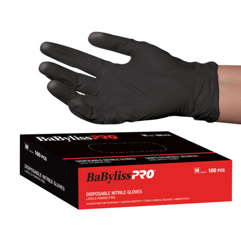 babylisspro disposable nitrile gloves – xl #besnitxlucc