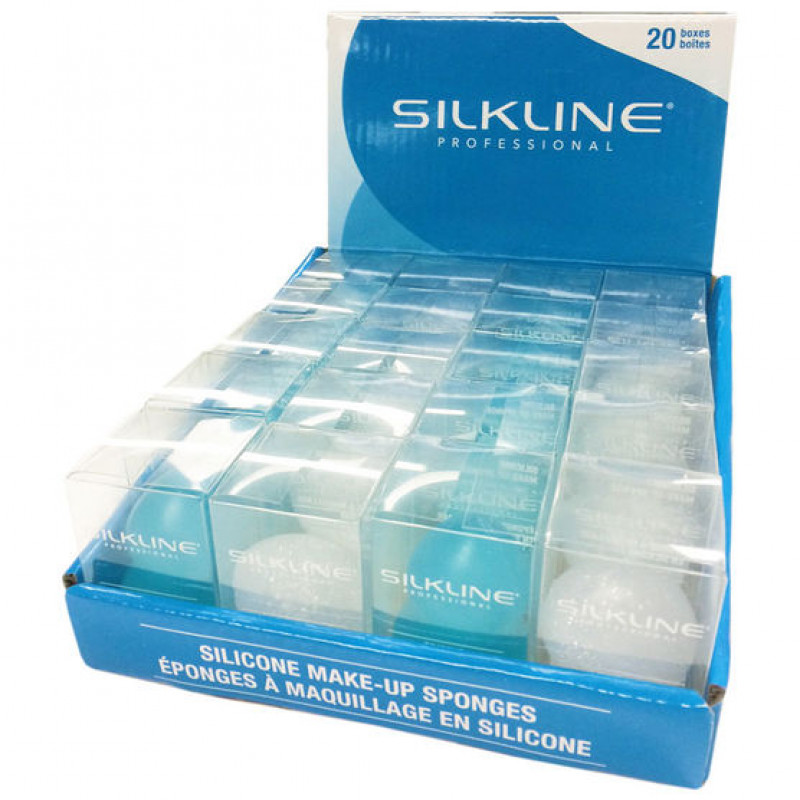 silkline silicone make-up sponge 20pc display # spongesilc
