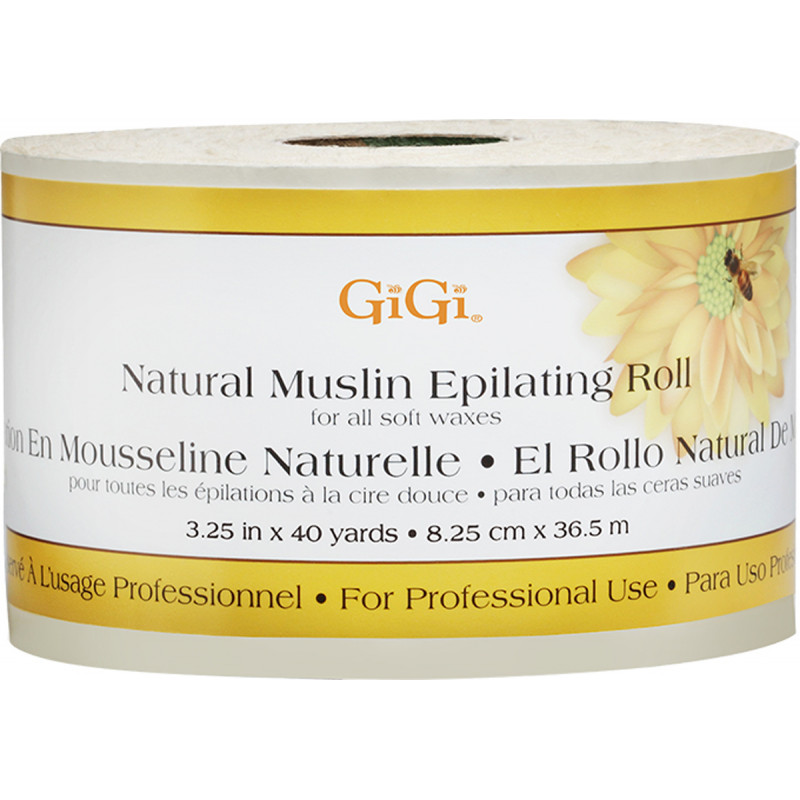 gigi natural muslin epilating roll 3.25