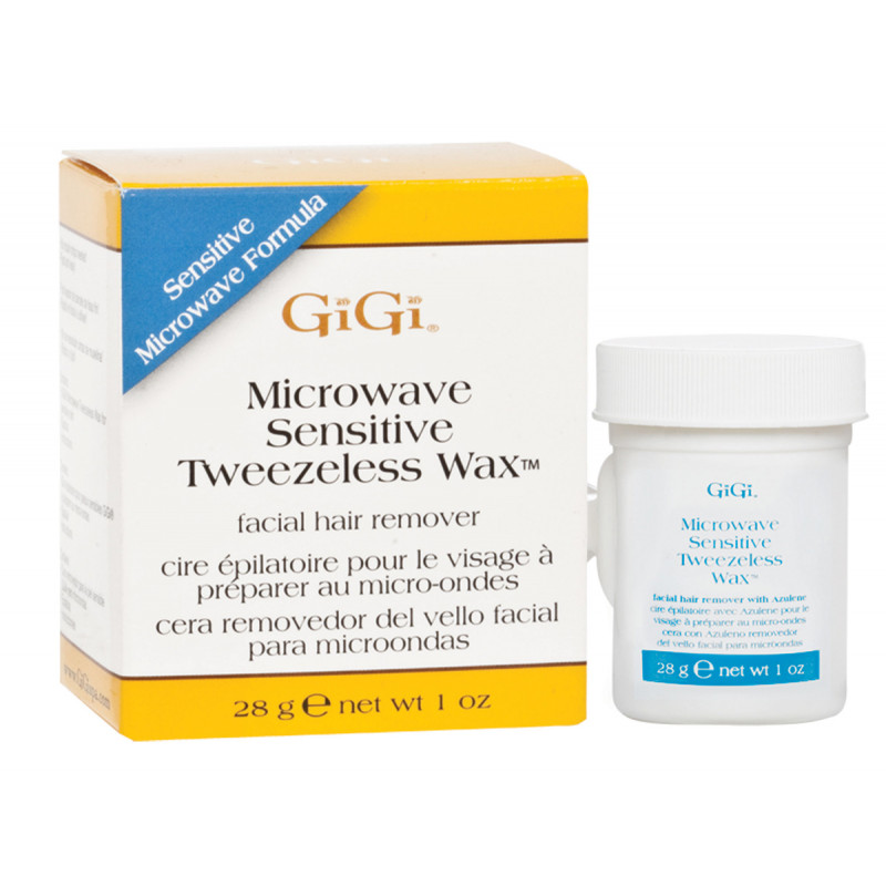 gigi microwave sensitive tweezeless wax 1oz