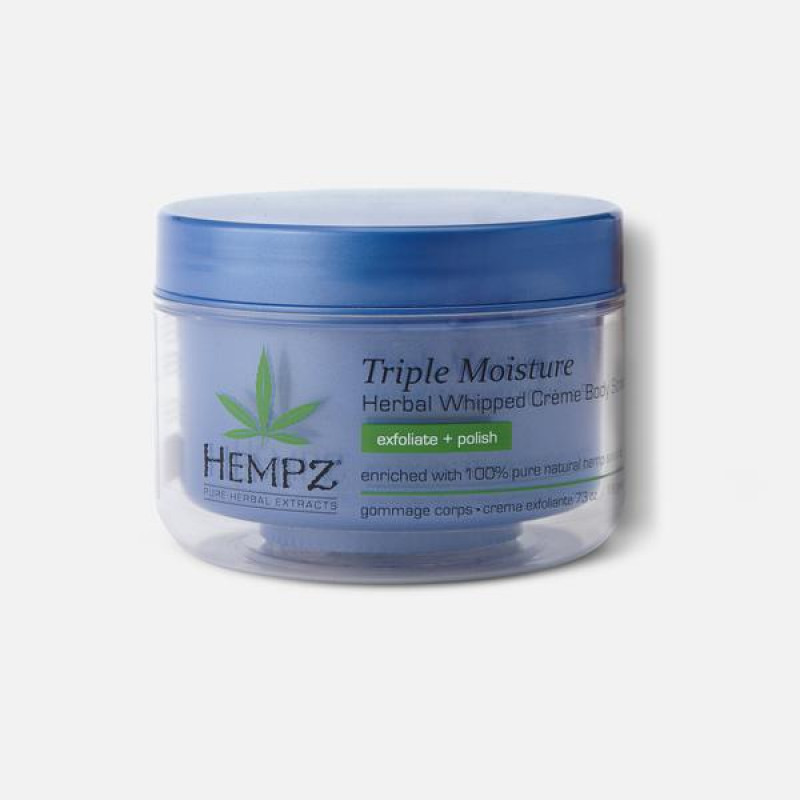 hempz triple moisture herbal whipped crème body scrub 9oz