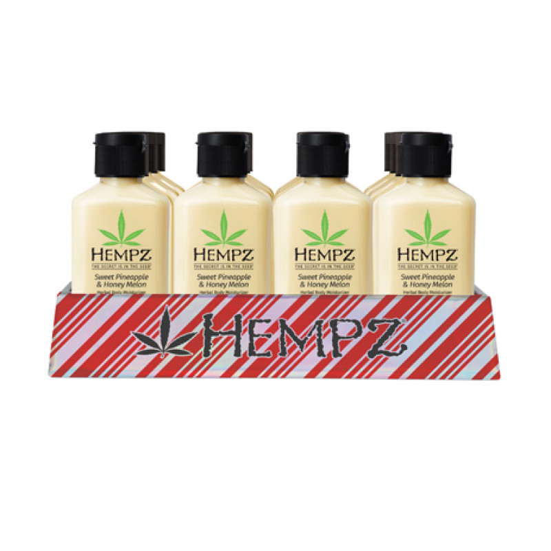 hempz mini sweet pineapple & honey melon holiday basket