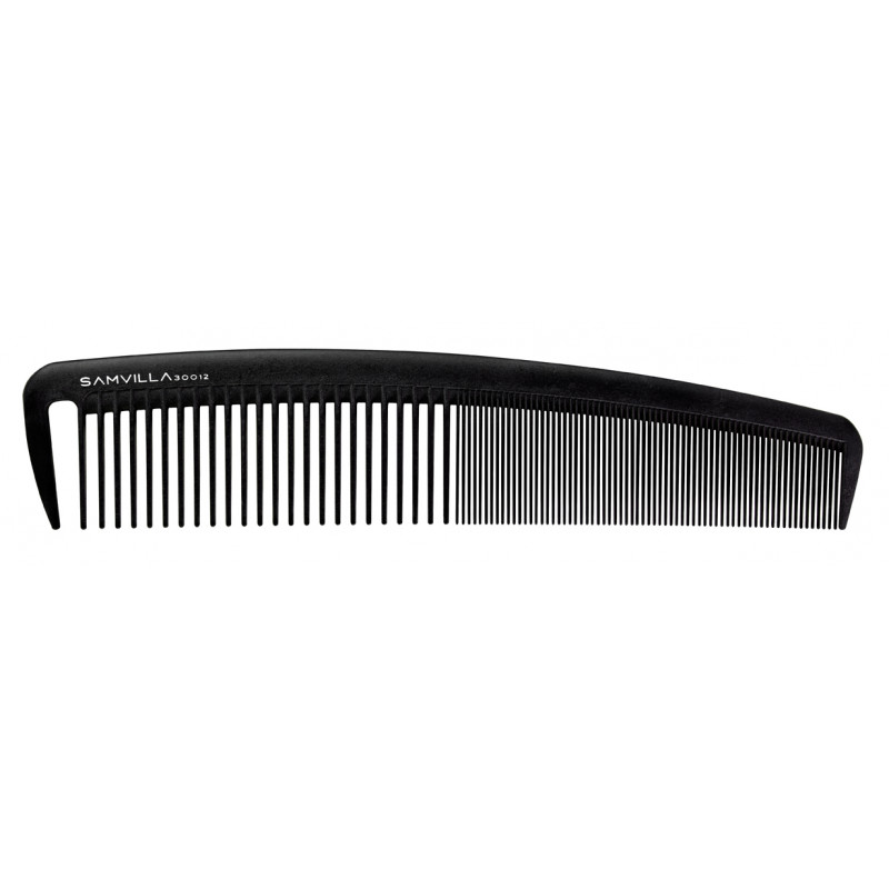 sam villa signature series wide cutting comb black #30012