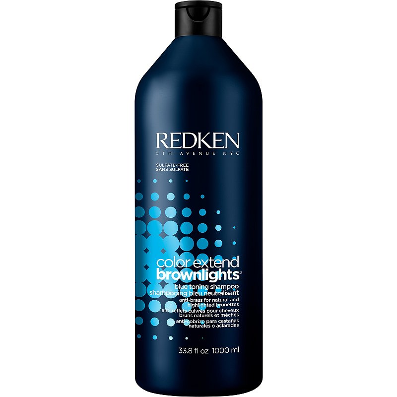 redken color extend brownlights sulfate-free blue shampoo litre