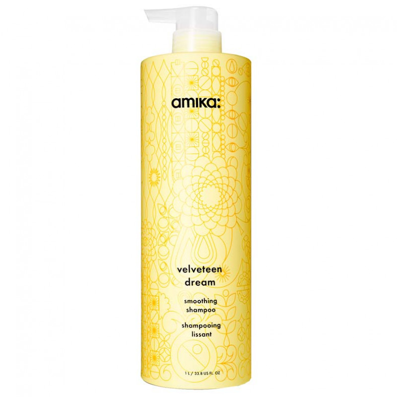 amika: velveteen dream smoothing shampoo 1000ml/33.8oz