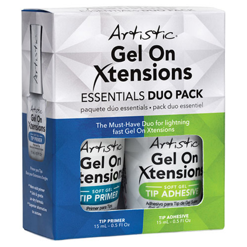 artistic gel on xtension essentials duo 15ml