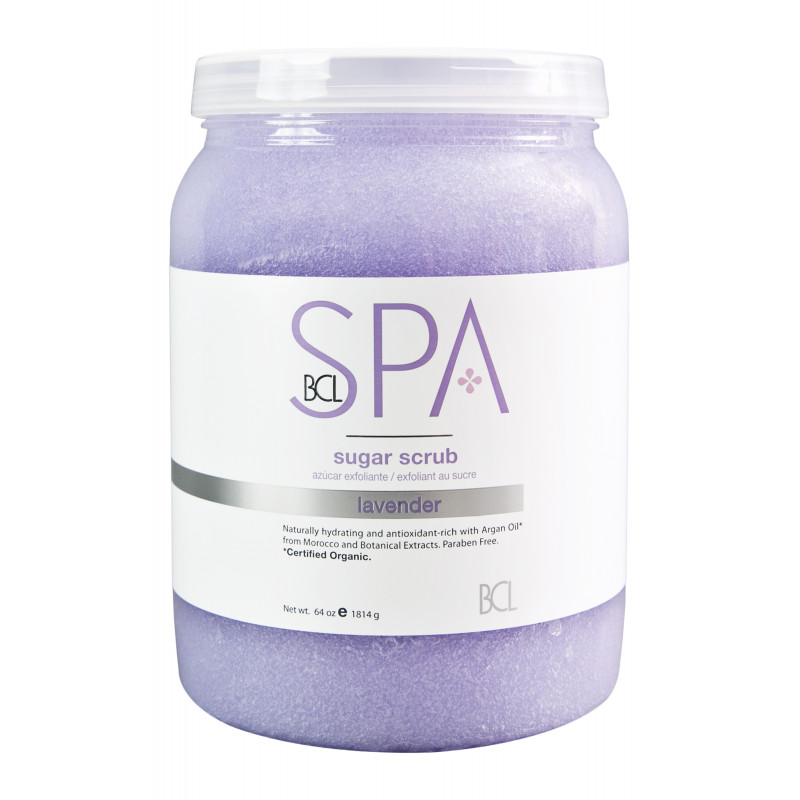 bcl spa sugar scrub lavender + mint 64oz