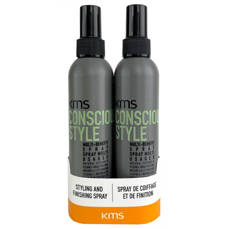 kms conscious style multi-benefit spray duo pack