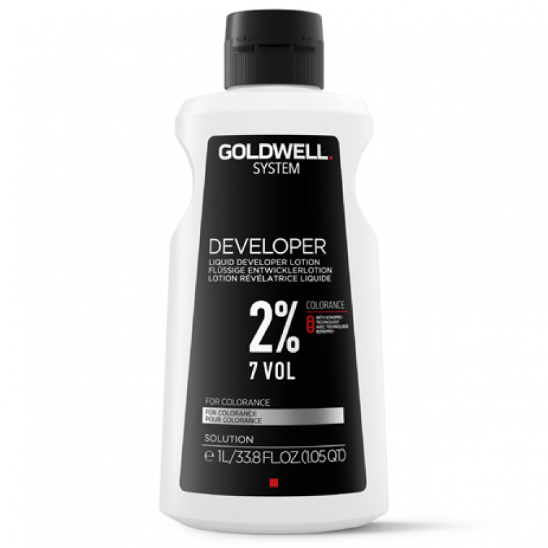 goldwell systems 7 vol (2%) developer lotion litre
