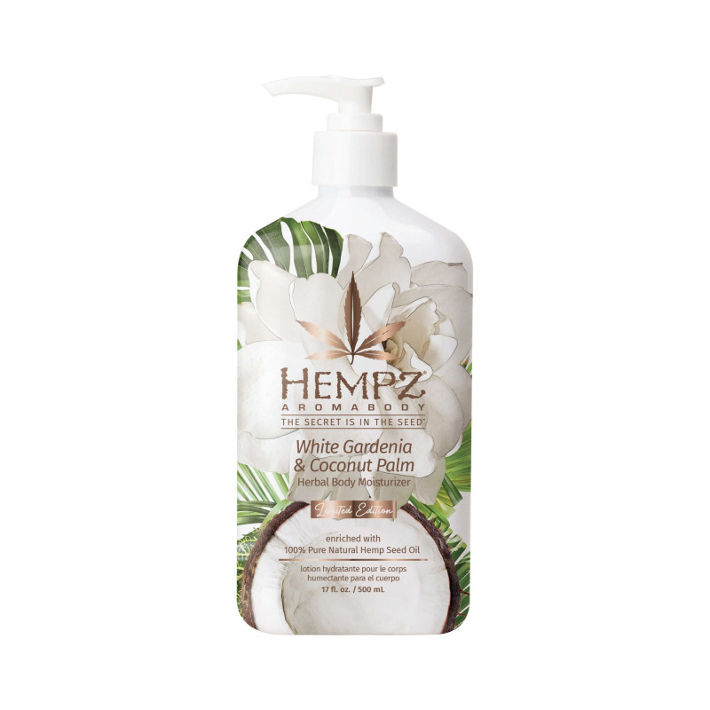 hempz white gardenia & coconut palm body moisturizer 17oz