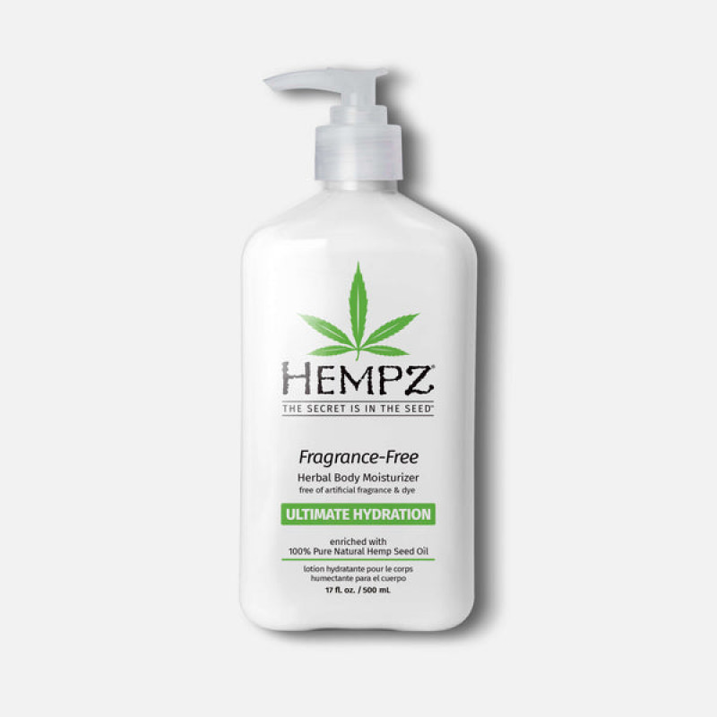hempz fragrance free body moisturizer 17oz