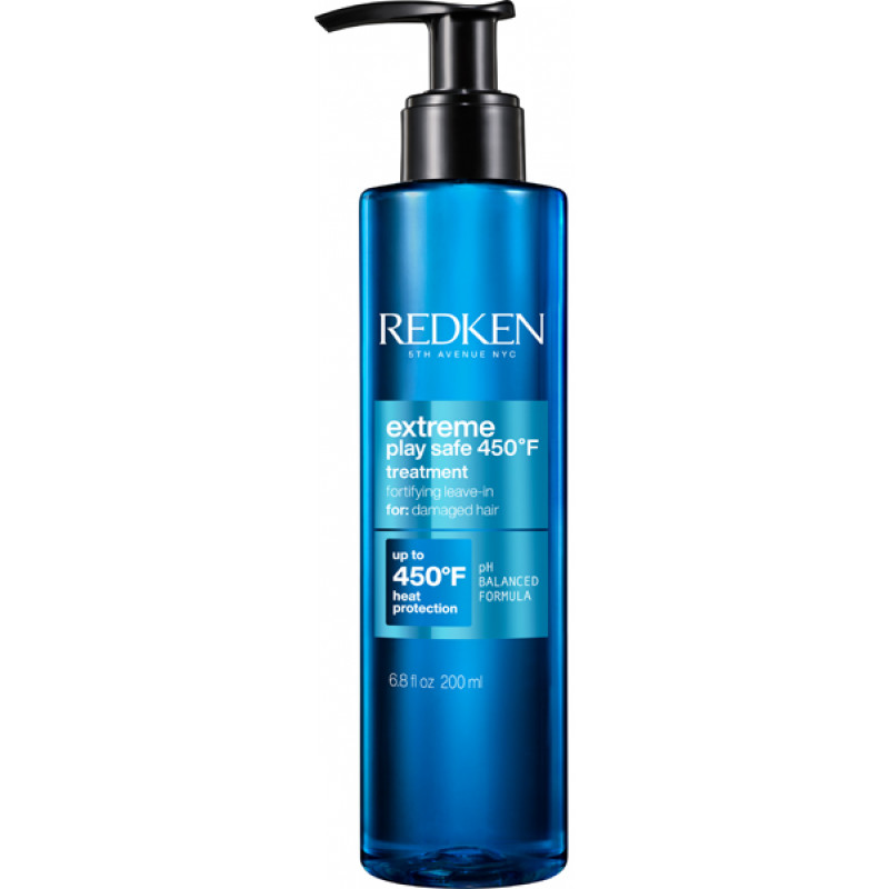 redken extreme play safe heat protection and damage repair treatment 200ml