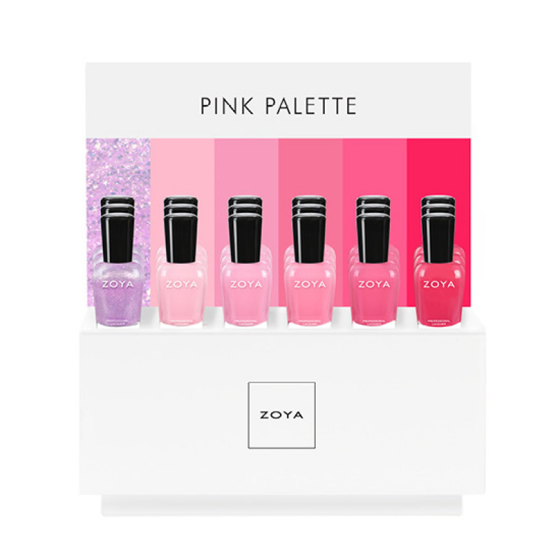zoya pink palette 18pc collection
